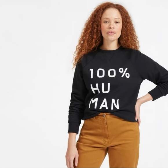 Everlane Sweaters - Everlane Black 100% Human Sweater in a size small